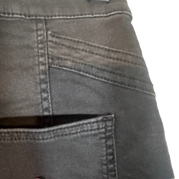 Free People We the Free Black Stretch Pull On Edgy Leggings Women Sz 26 - Picture 8 of 10